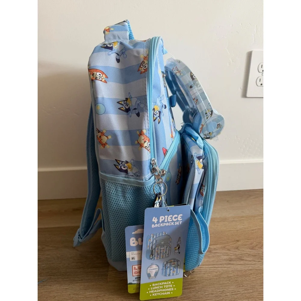 Kids backpack bluey 4 piece 17